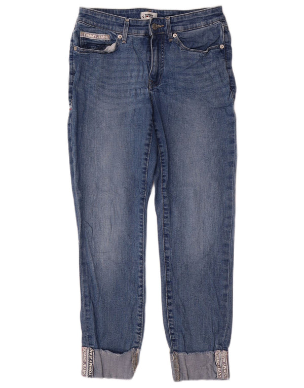 Tommy Hilfiger Jeans Tapered Feminino US 4 Pequeno W27 L26 Azul Algodão