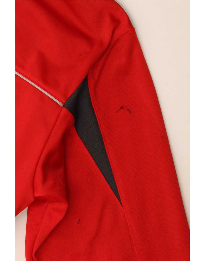 Jaqueta Adidas Boys Graphic Tracksuit Top 11-12 Anos Vermelho Colorblock