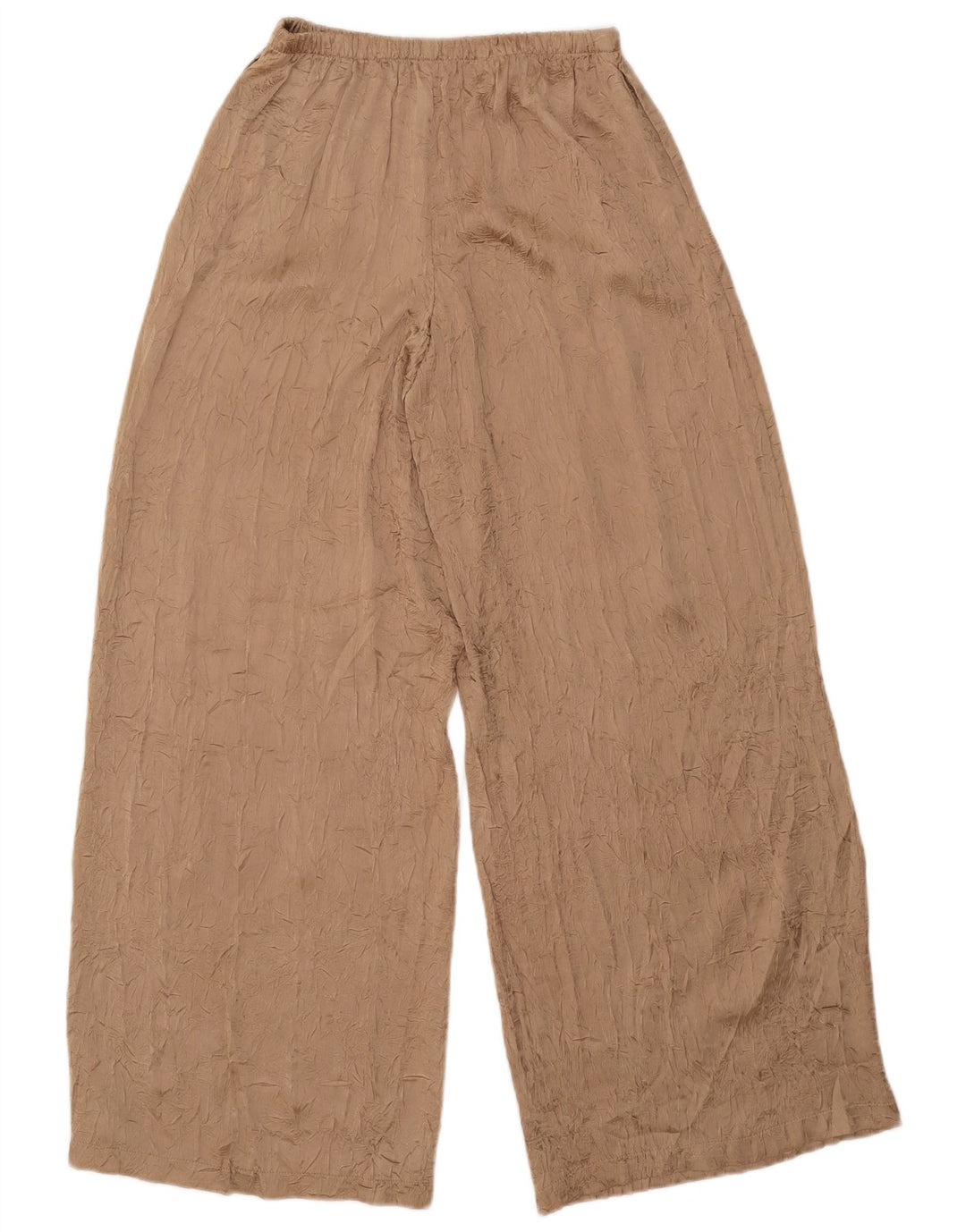 Zara Calça Cullotes Feminina XS W24 L31 Poliéster Bege