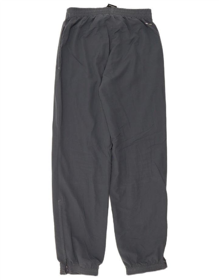 Adidas Mens Calças de treino Joggers Pequeno Poliéster Cinza