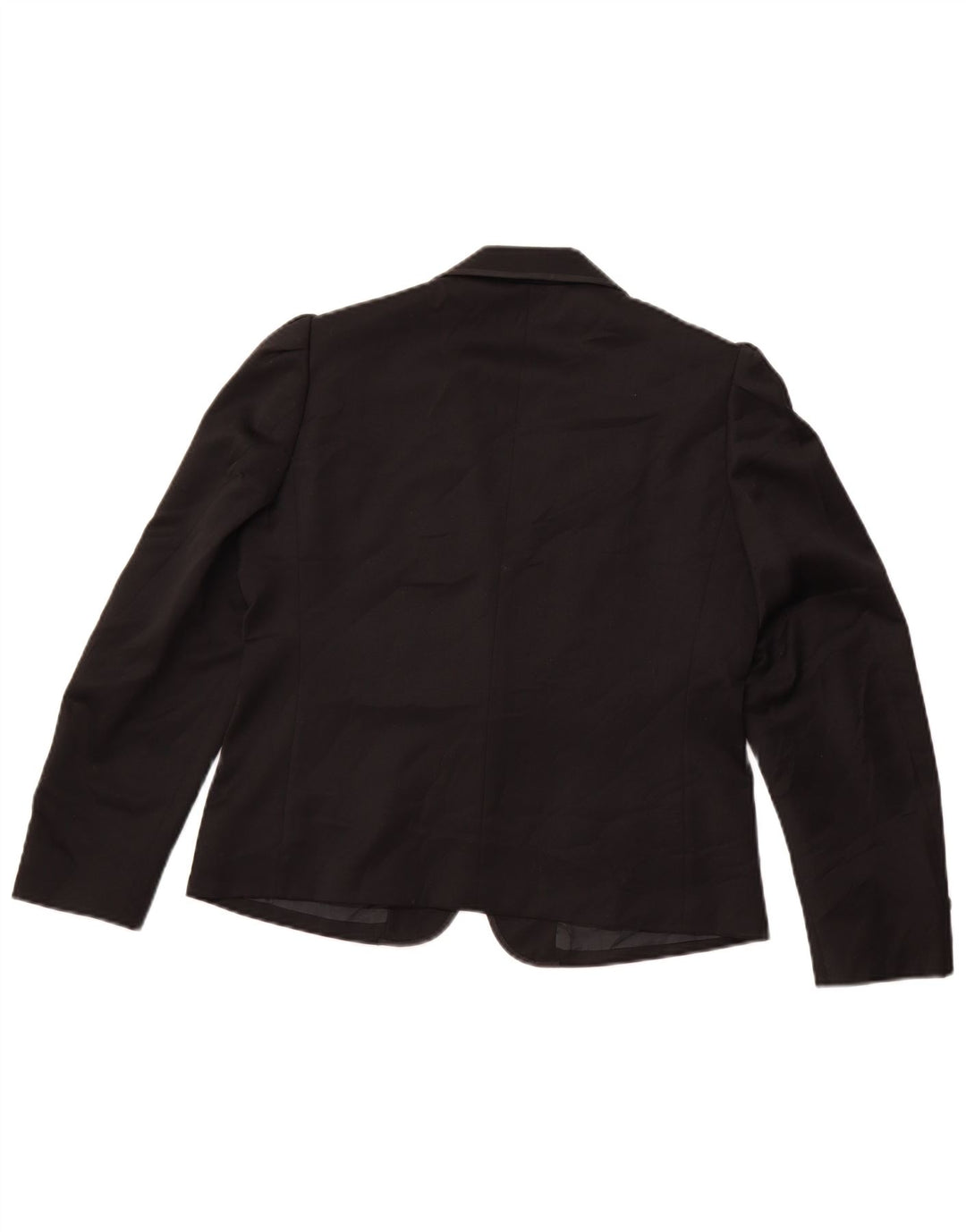 Jaqueta blazer feminina VINTAGE com 1 botão IT 42 lã preta média