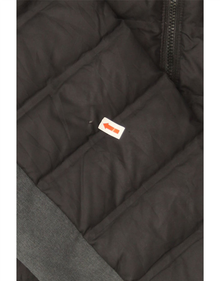 Jaqueta Columbia Masculina Acolchoada UK 40 Grande Poliéster Colourblock Preto