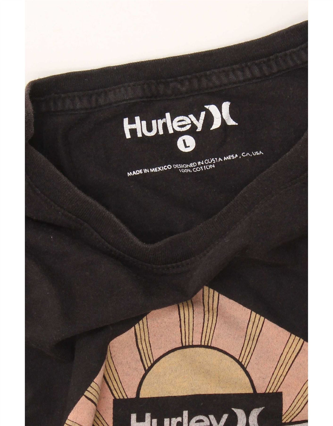 Camiseta gráfica masculina Harley grande algodão preto