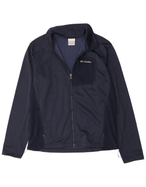 Columbia Mens Interchange Liner Tracksuit Top Jacket Médio Azul Marinho
