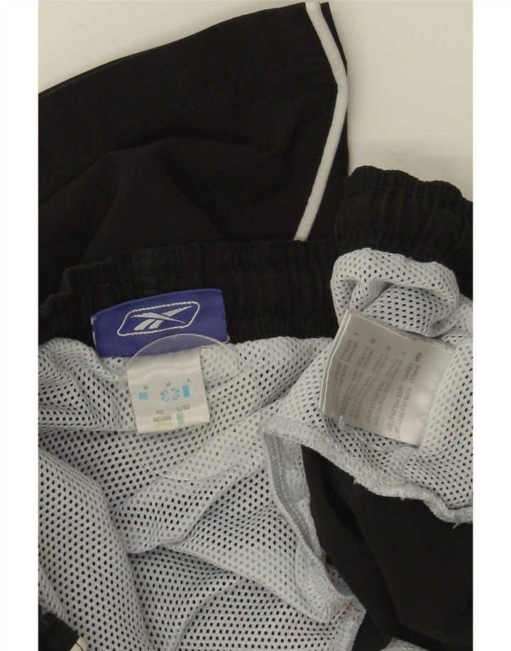 Shorts de natação masculino Reebok médio preto poliéster