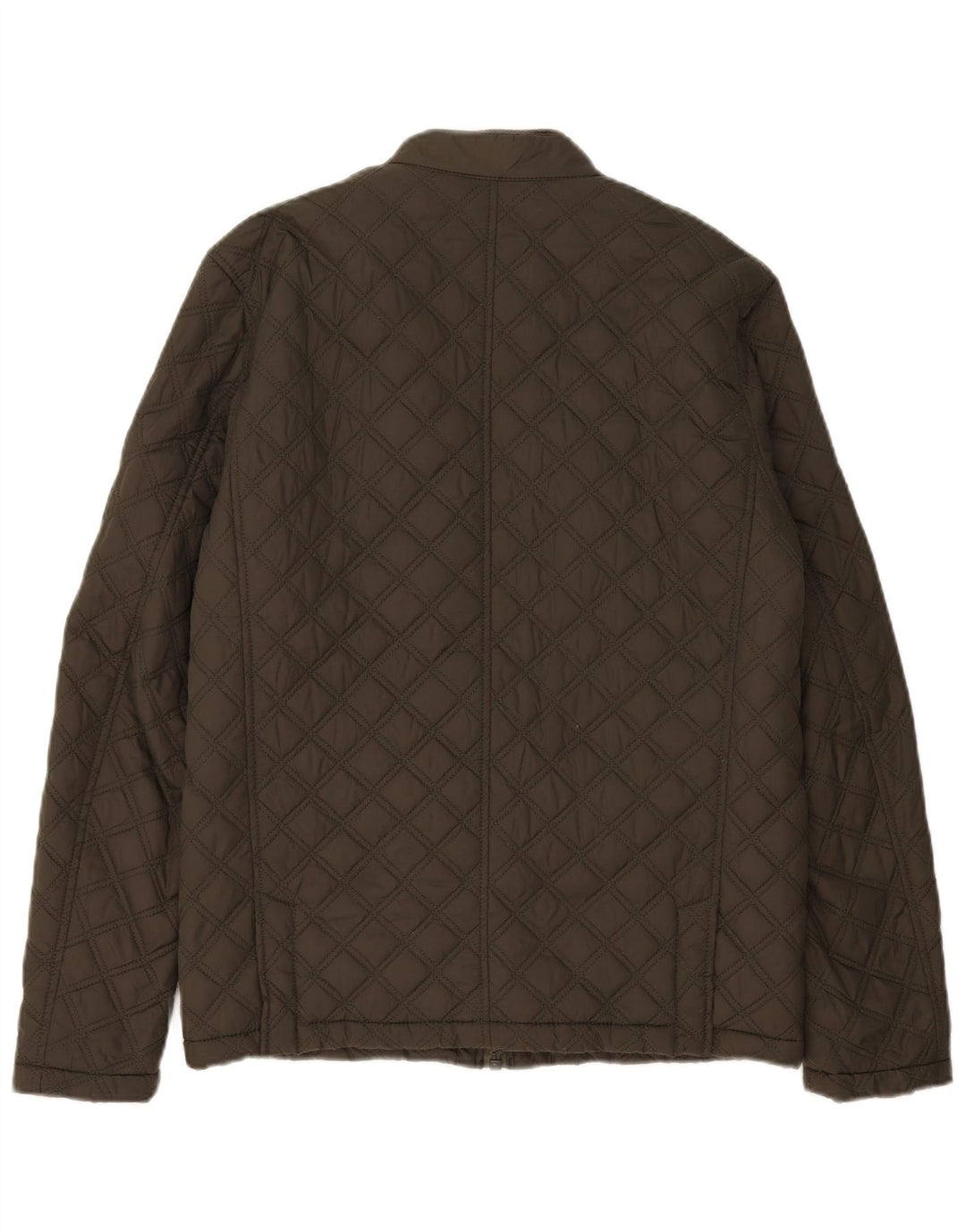 Jaqueta acolchoada masculina Superdry UK 38 poliéster cáqui médio