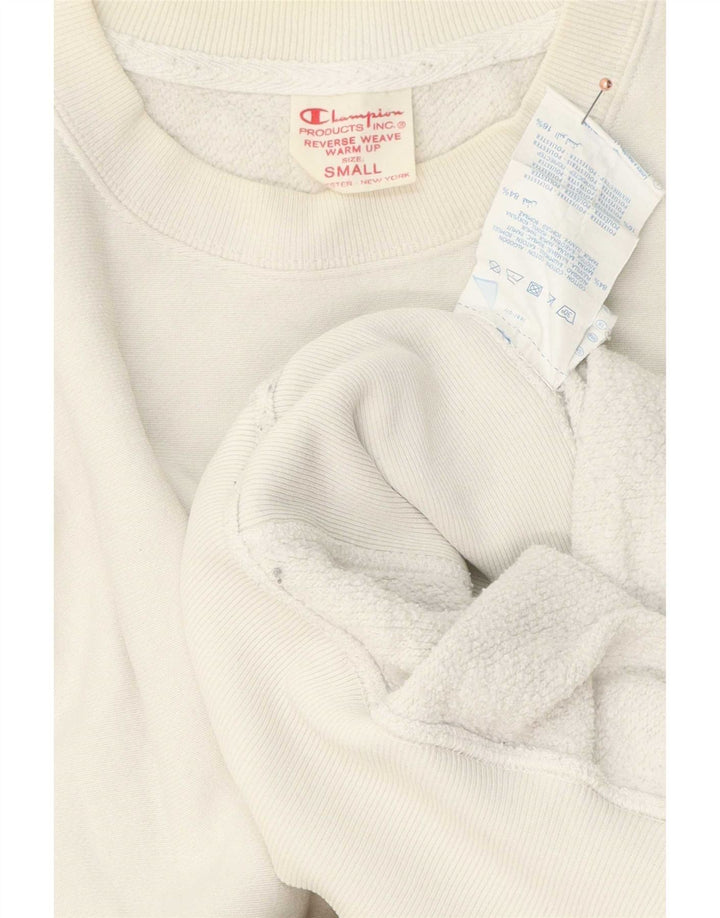 Moletom masculino Champion Reverse Weave pequeno algodão branco
