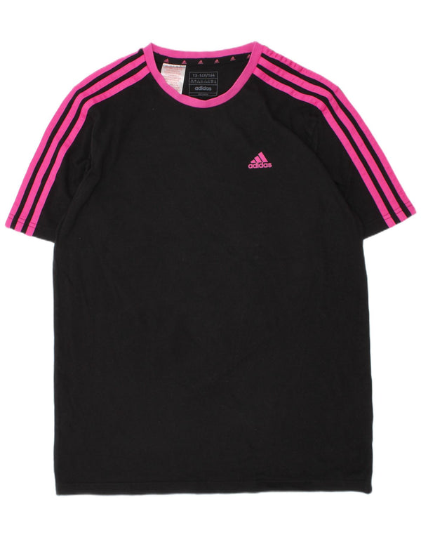 Camiseta Adidas Menino 13-14 Anos Algodão Preto