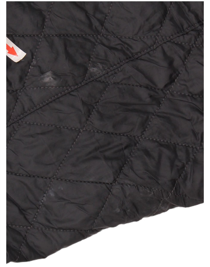 Jaqueta acolchoada feminina BARBOUR UK 16 grande azul marinho