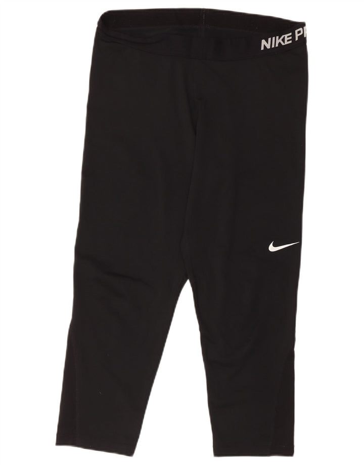 Leggings Nike Dri Fit Graphic Capri UK 18 XL Preto Poliéster