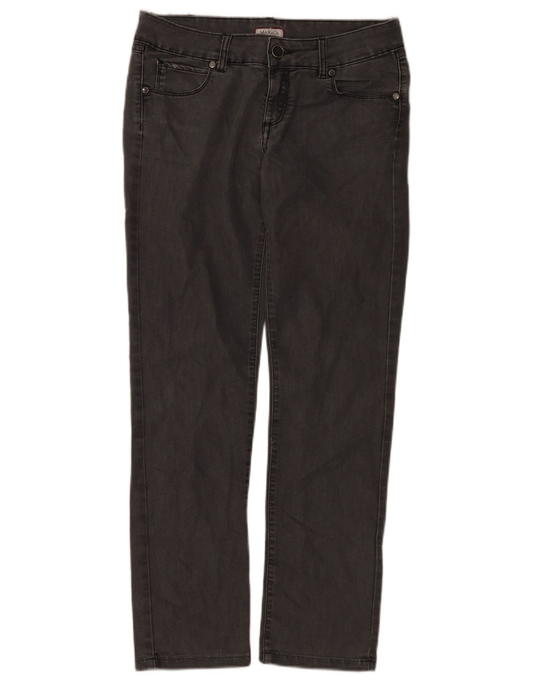 Max & Co. Jeans Slim Feminino W27 L28 Algodão Cinza