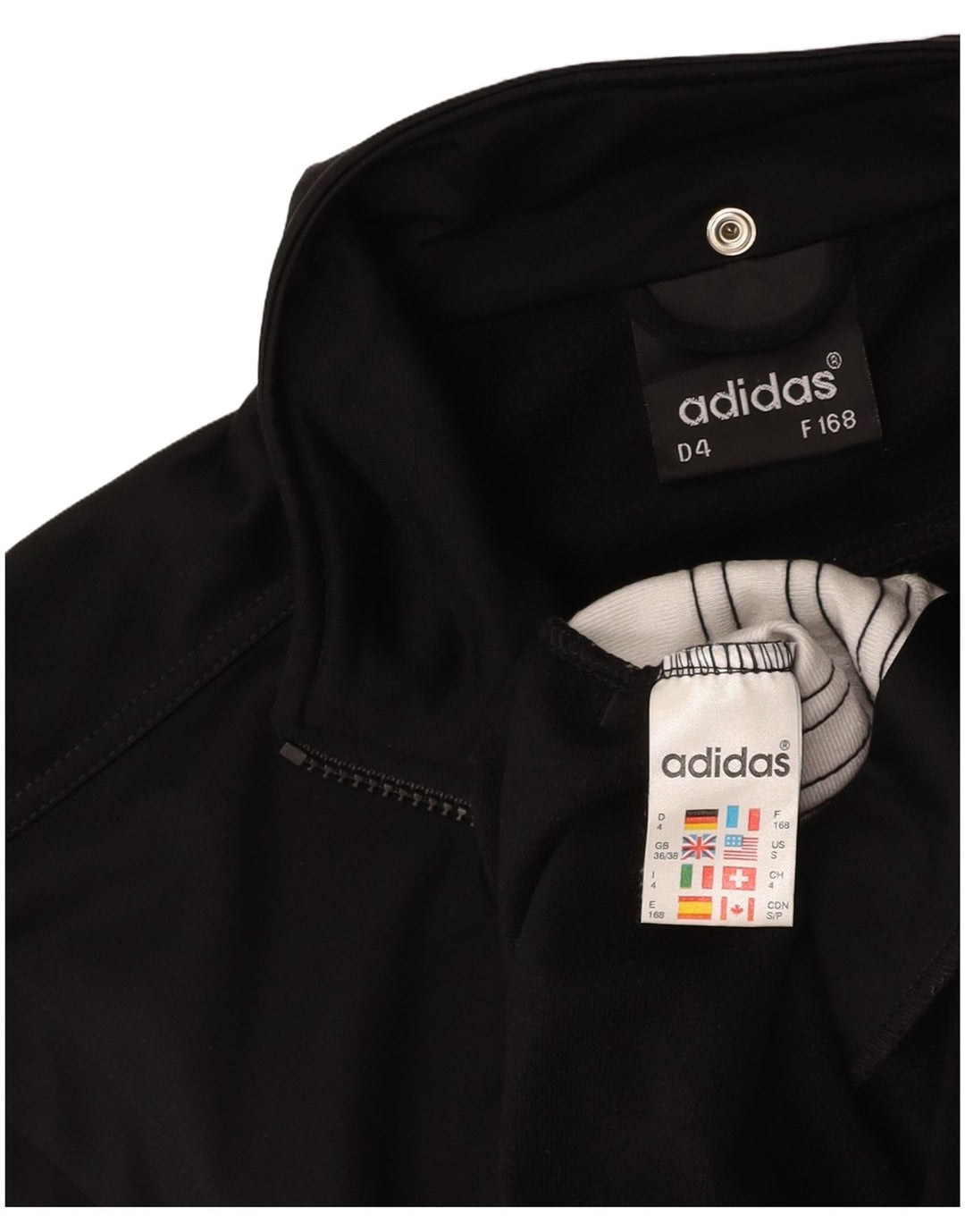 ADIDAS Mens Sem Mangas Graphic Tracksuit Top Jacket UK 36/38 Pequeno Preto