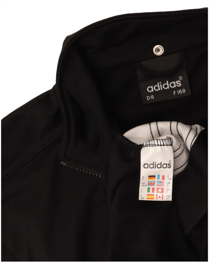 ADIDAS Mens Sem Mangas Graphic Tracksuit Top Jacket UK 36/38 Pequeno Preto