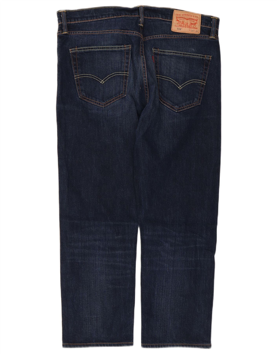 Levi's Masculino 508 Cropped Tapered Jeans W34 L25 Azul