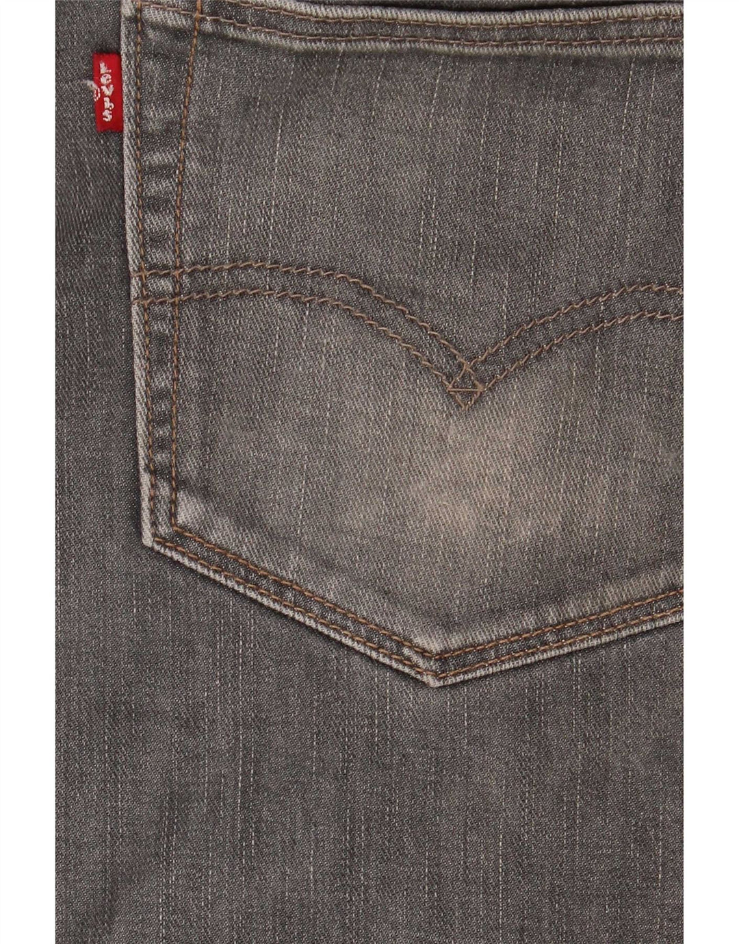 Levi's Masculino 504 Straight Jeans W36 L34 Cinza Algodão