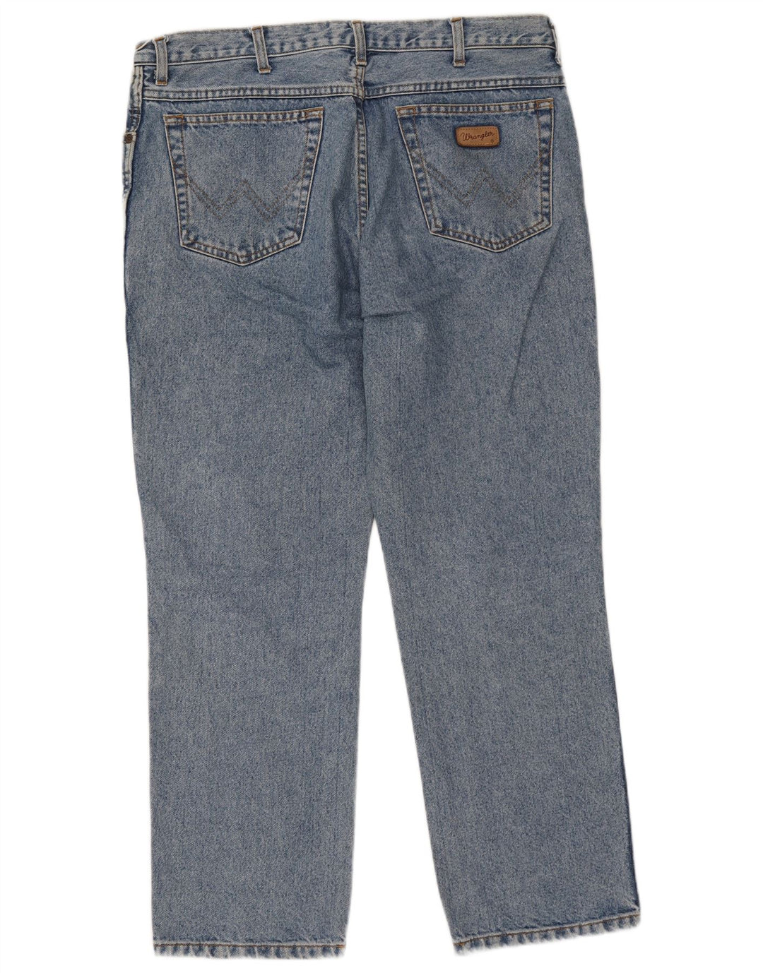 Wrangler Masculino Texas Straight Jeans W36 L30 Azul Algodão
