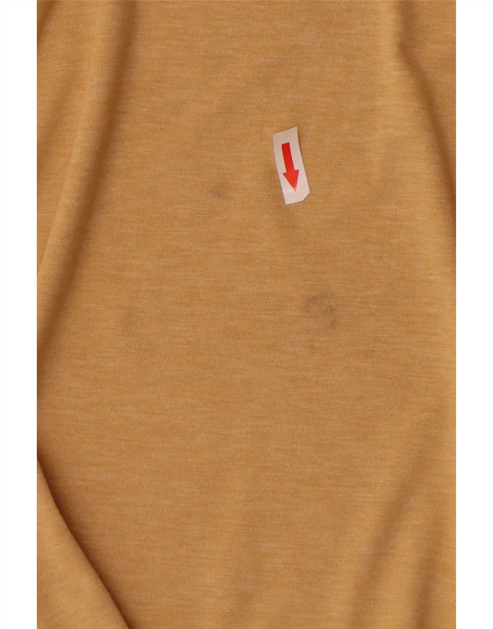Camiseta masculina gráfica Puma 2XL poliéster manchado amarelo