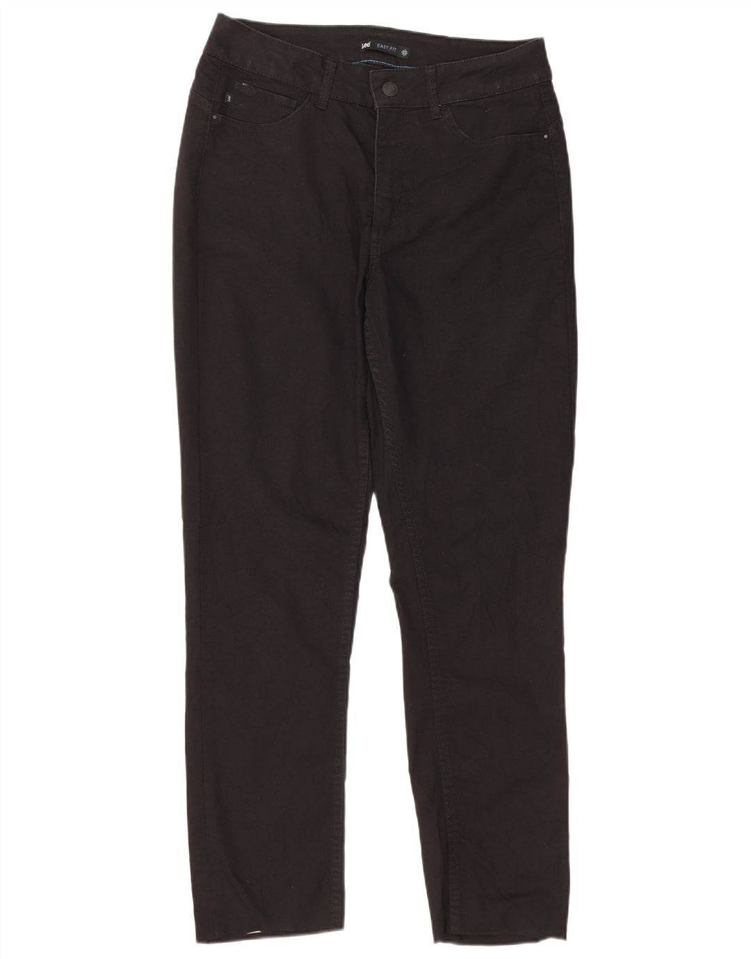 LEE Calça feminina casual justa de ajuste fácil W34 L29 preta