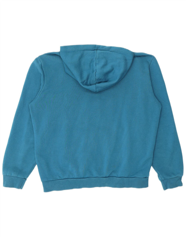 Puma Mens Graphic Hoodie Jumper Médio Algodão Azul