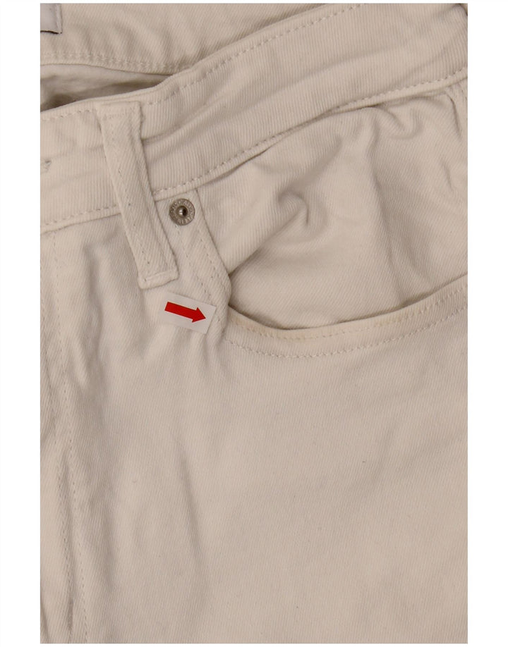 Calça jeans feminina CALVIN KLEIN W30 L24 algodão branco