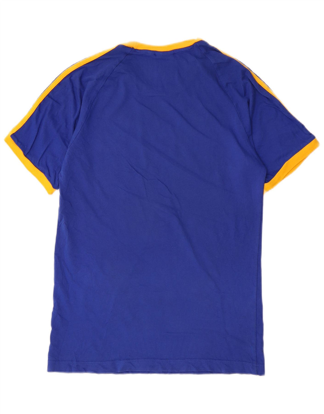 Adidas Mens Camiseta Top Pequeno Azul