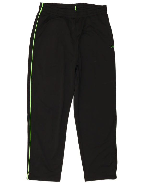 Calça de treino masculina Fila XL preto poliéster