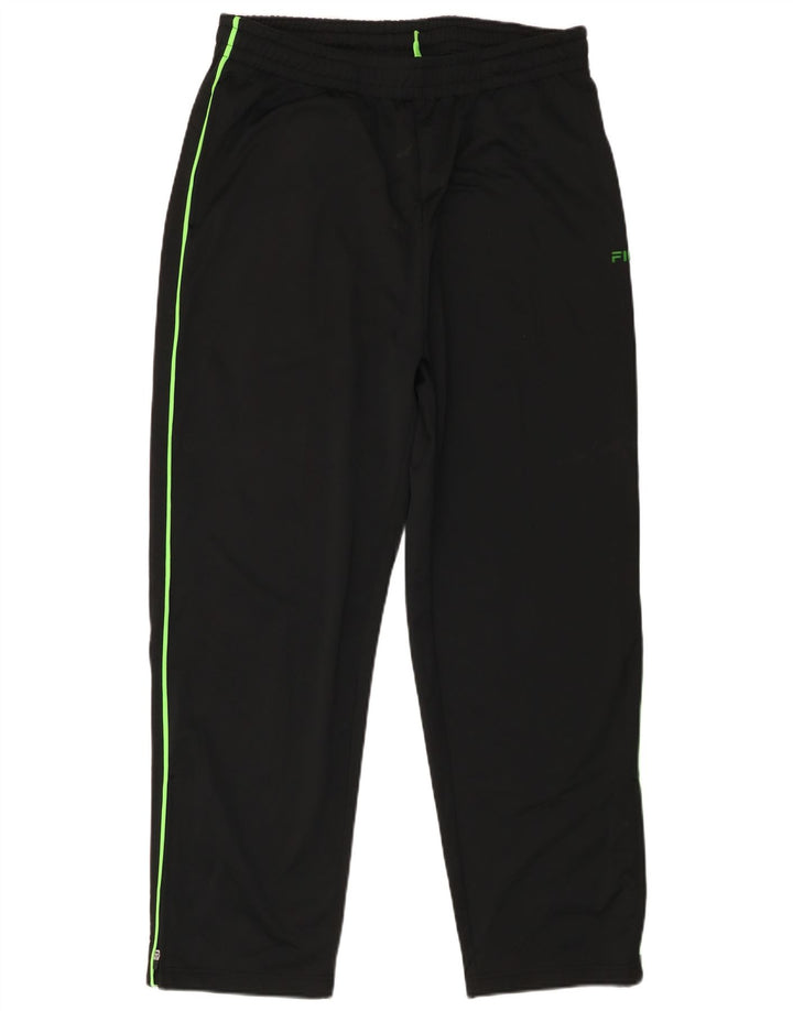 Calça de treino masculina Fila XL preto poliéster