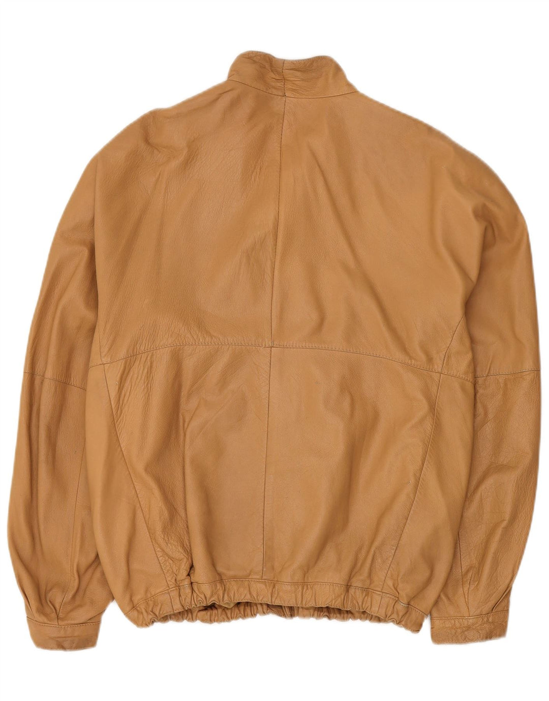 Jaqueta masculina de couro bomber Essebi IT 56 3XL couro bege