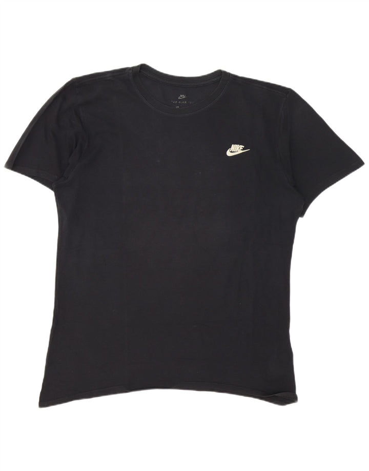Camiseta masculina Nike grande algodão preto