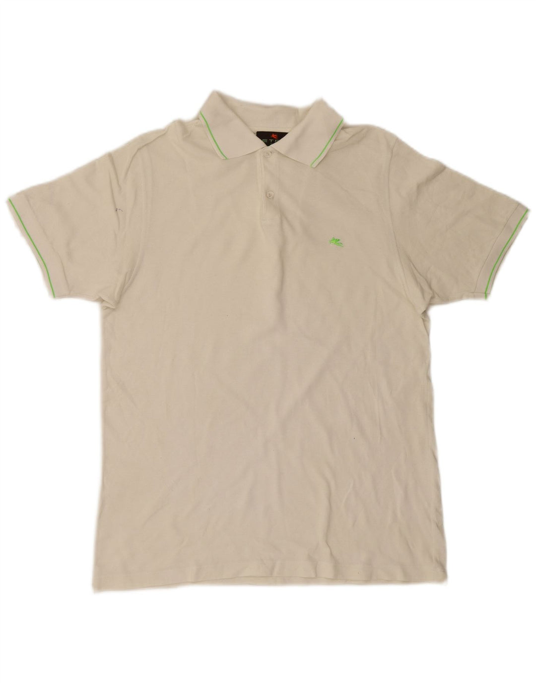 Camisa polo masculina Etro grande branca