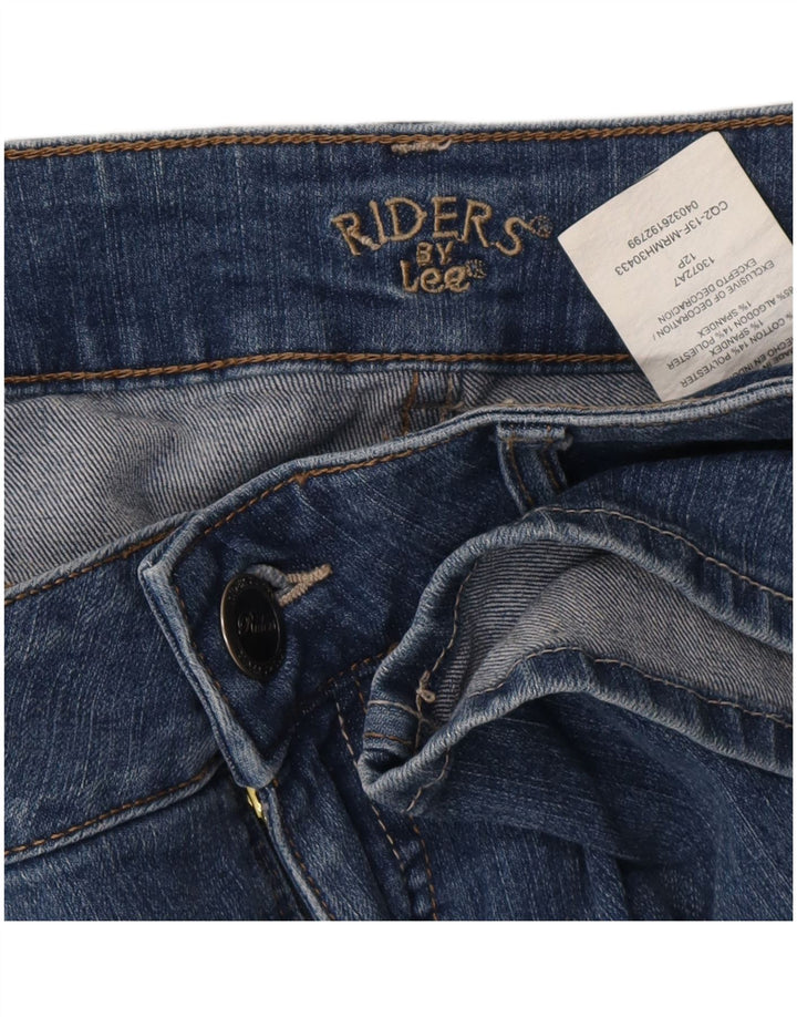 Lee Womens Riders Bootcut Jeans US 12 Grande W34 L28 Azul Algodão