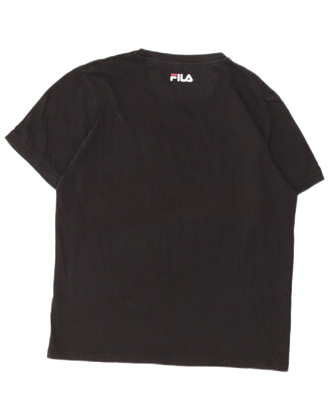 Camiseta gráfica masculina FILA XL preta