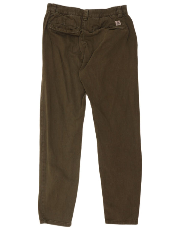 Calça Chino Cônica Masculina Zara EU 38 Pequeno W30 L29 Algodão Cáqui