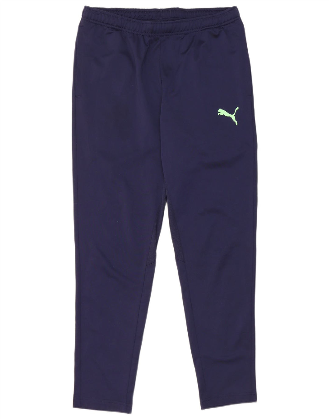 Calça de treino masculina Puma grande poliéster azul marinho