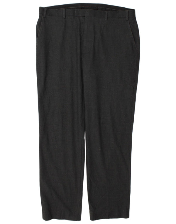 Calça Chino Regular Masculina Marks & Spencer W40 L33 Cinza Poliéster