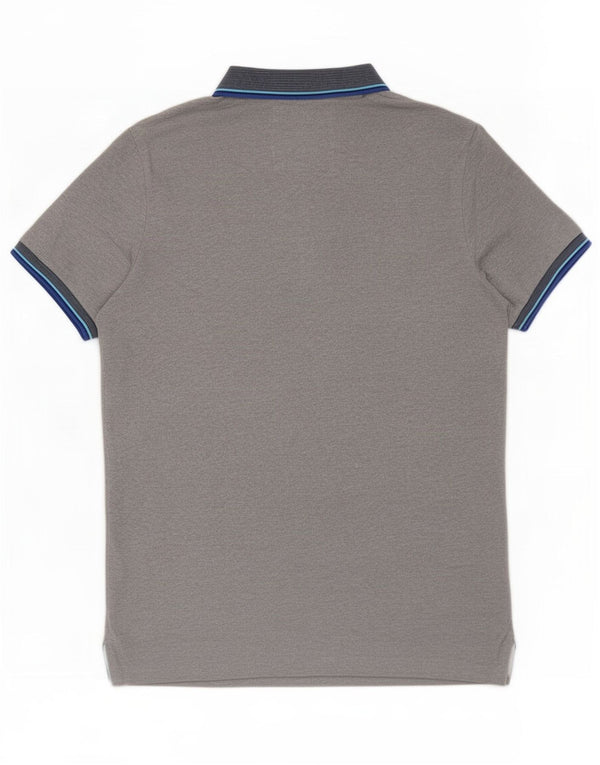 Camisa polo masculina Superdry XL listrada cinza