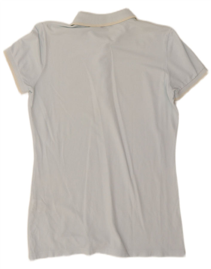 Camisa pólo feminina Fred Perry Reino Unido 16 grande algodão azul