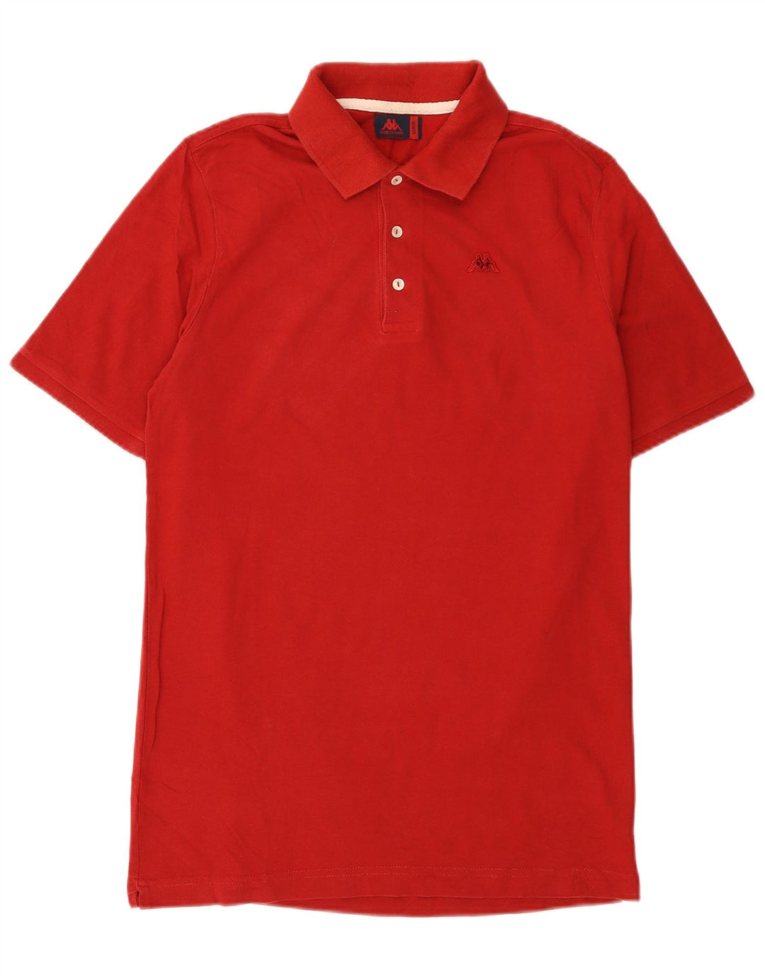 Camisa polo masculina Kappa grande algodão vermelho