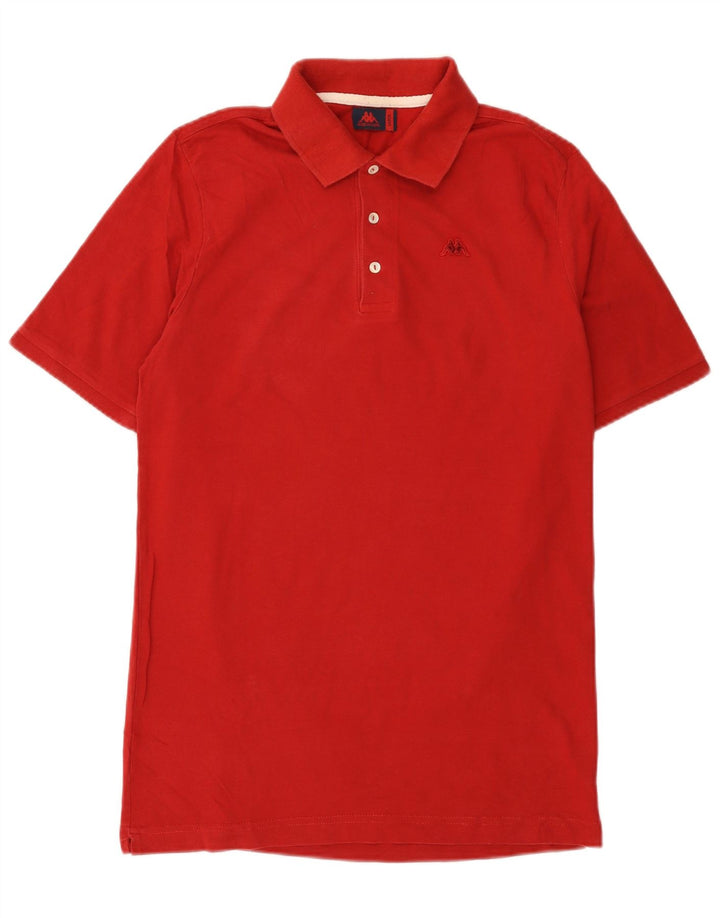 Camisa polo masculina Kappa grande algodão vermelho