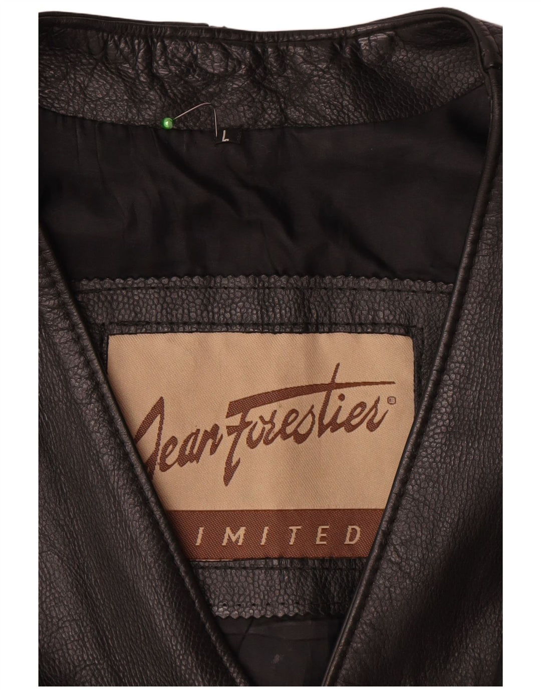 Colete de couro para motocicleta masculino vintage grande couro preto