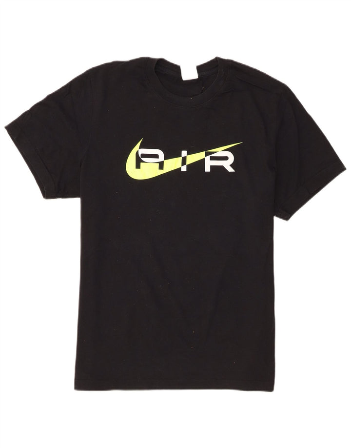 Camiseta gráfica masculina Nike grande algodão preto