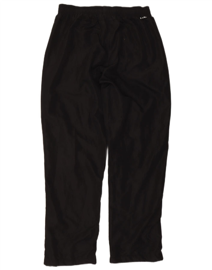 Calça de treino masculina ADIDAS Climalite UK 44/46 grande poliéster preto