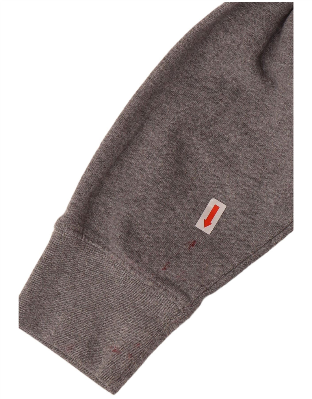 Suéter Vans masculino com capuz e zíper gráfico pequeno cinza algodão