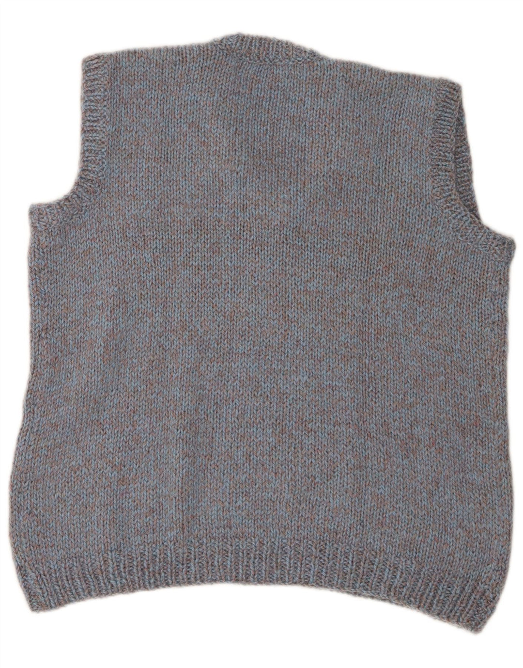 Colete masculino vintage regata grande azul manchado