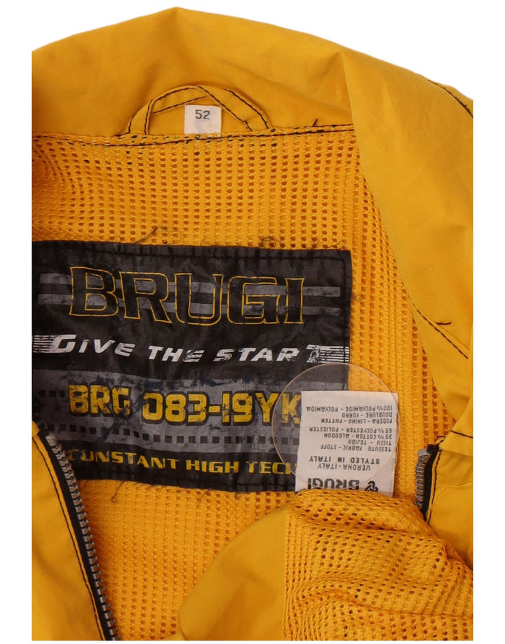 Jaqueta utilitária masculina Brugi IT 52 XL algodão amarelo