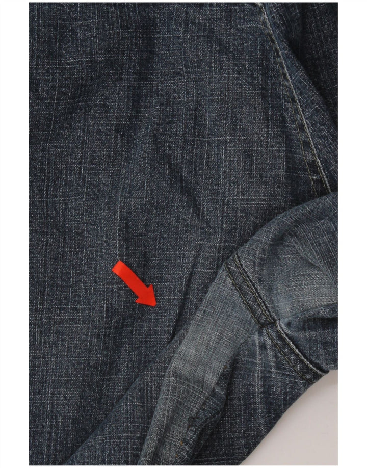 Calça jeans feminina Ben Sherman W32 L32 azul algodão