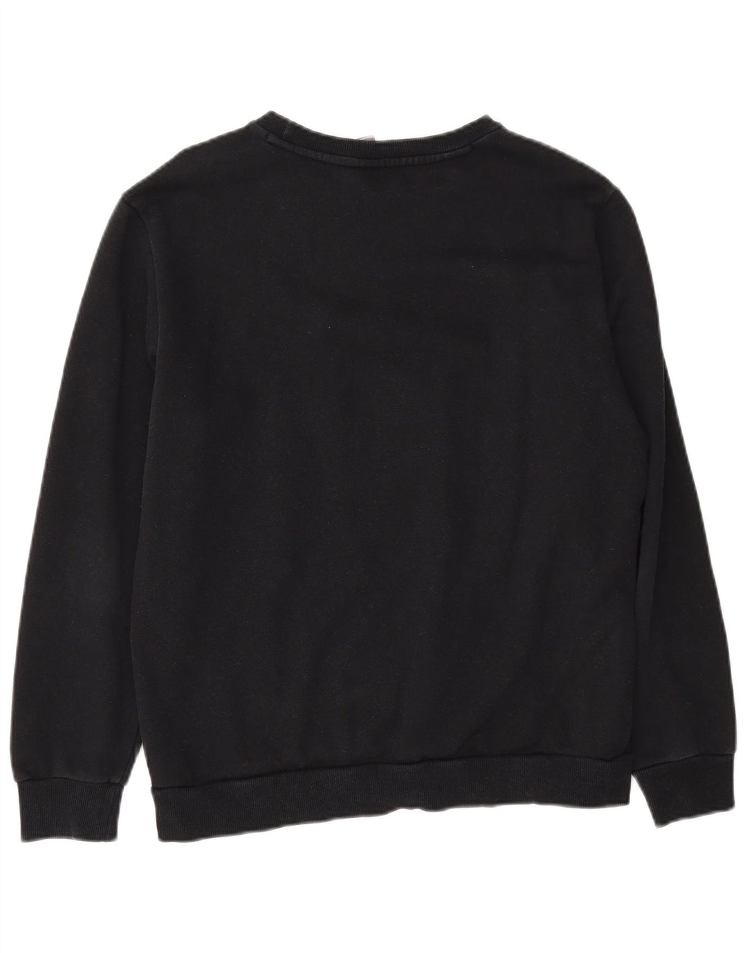 Puma Mens Graphic Moletom Jumper Médio Algodão Preto