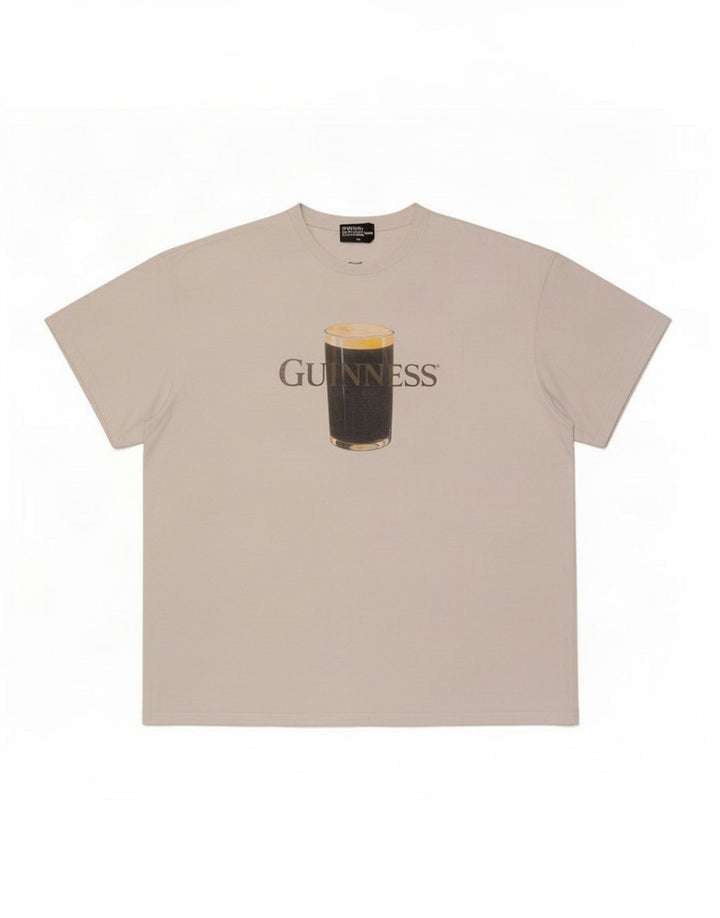 Camiseta gráfica masculina Guinness Top XL branca