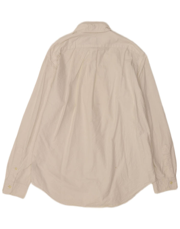 Polo Ralph Lauren Mens Classic Fit Camisa Médio Algodão Branco