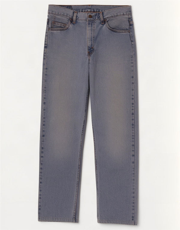 Calça jeans reta masculina Levi's W31 L28 azul algodão